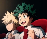 Izuku y bakugo 