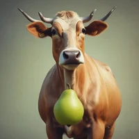 pear cow