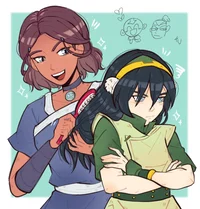 Toph and Katara