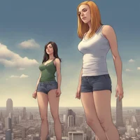 Giantess Lesbians