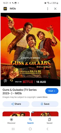 Guns and  gulaabs 