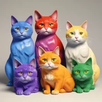 the rainbow cats