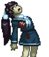 Zombie school girl