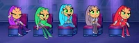 Starfire emoticlones