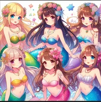 Mermaid sisters 