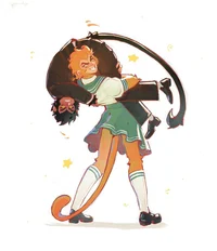 Wukong in girl dress