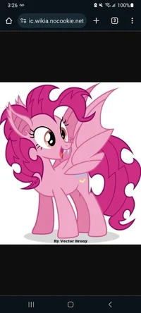 Pinkie Pie bat pony