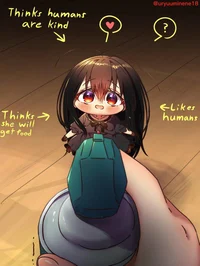 Naive cockroach girl