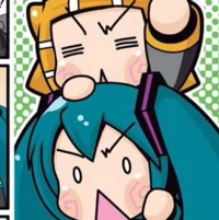 Hachune Miku and Rin