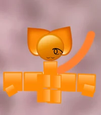 Orange emojicat baby