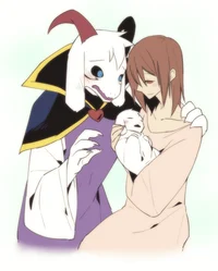 Chara and Asriel
