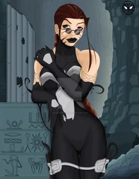 Venomized lara Croft