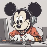 Mickey playing FNATI