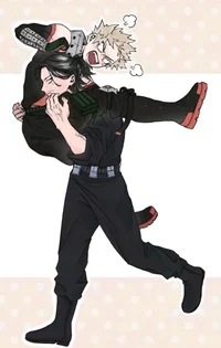 Aizawa and Bakugo 