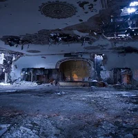 Abandoned ballroom
