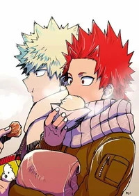 Kirishima and Bakugo