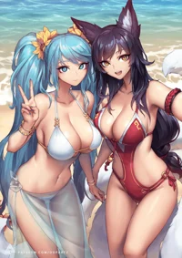 Ahri y Sona