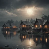 The floating village