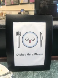 Dishes Here Please