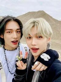 Hyunjin and Felix