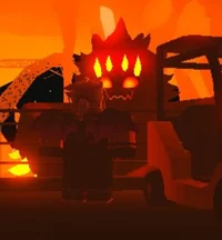 Giant Flame Kaiju