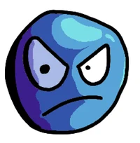 Angry Blue Ball