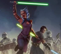 Ahsoka and Anakin