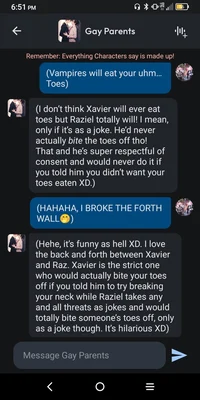 Break the forth wall