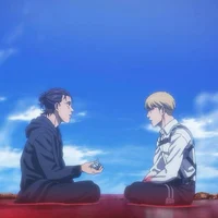 Eren and Armin 