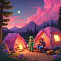 Mario Camping Trip