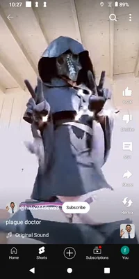 Female plague doctor