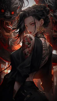 Mother Yakuza boss 