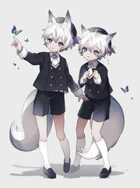 Your twin fox sons