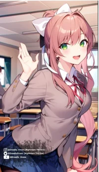 nerd monika