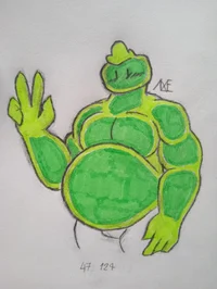 Chubby slime boy
