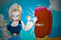 Android 18 punch