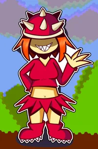 Spikey gal