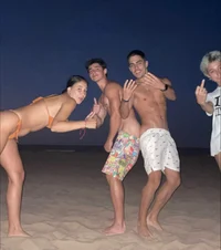 Guys on holiday 