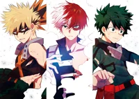 Deku Baku and Todo