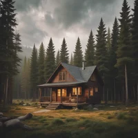 Forest cabin