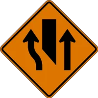 Center Lane Closed