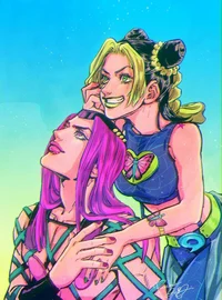 Jolyne and Anasui
