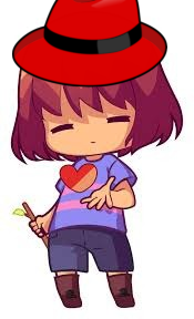 Frisk with a fedora