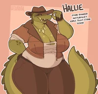 Hallie the crocodile