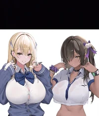 Thicc Gyaru Duo
