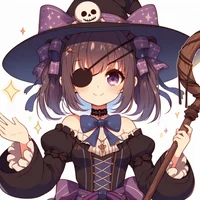 Tsundere witch