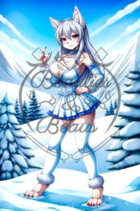 cute snowgirl