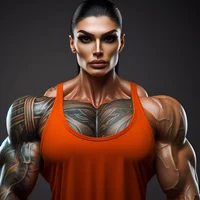 Muscle girl prisoner