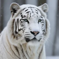 Snow tiger