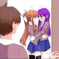 DDLC Monika And Yuri